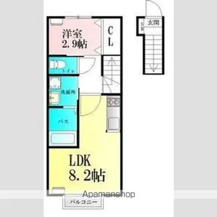 プレミアムホワイト【2階】の間取り
