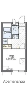 レオパレスセルリアン【107号室】の間取り