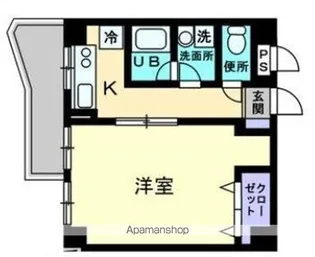 フロンティア栗林【504号室】の間取り