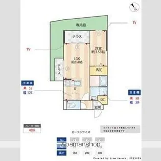 ALIVIS南福岡NORTH【1階】の間取り