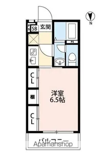 ヘスティア【1階】の間取り
