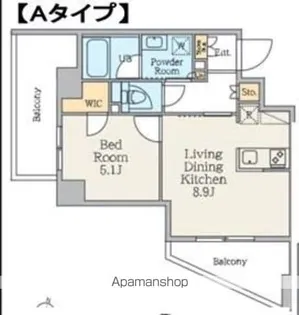 クレストコート中板橋【5階】の間取り