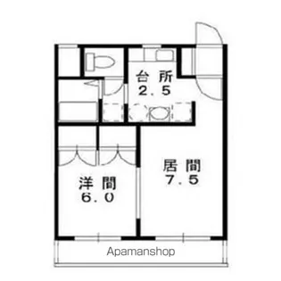 シャルムアクアマリーン【303号室】の間取り