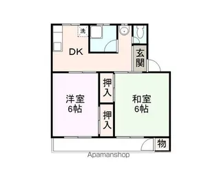 トキワ荘11【615号室】の間取り