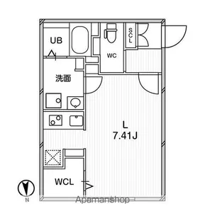 PASEO HIGASHI SHINJUKU【3階】の間取り