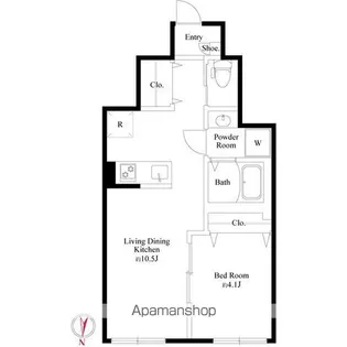 NOBILIS千川【1階】の間取り