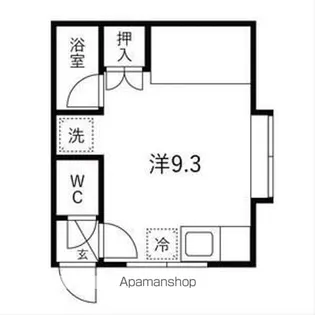 ルミエール川沿A【105号室号室】の間取り