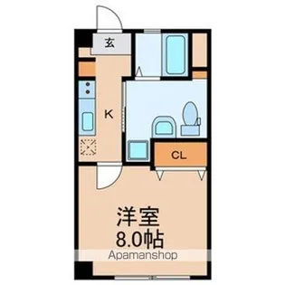 山王町マンション【1階】の間取り