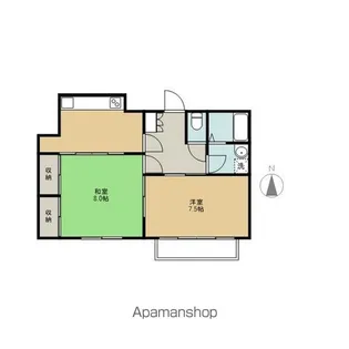 梅田パレス A【201号室】の間取り