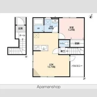 リーブルファイン野田中野台【2階】の間取り