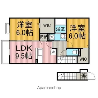 ソレーユ【2階】の間取り