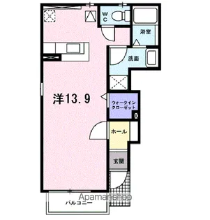 アクラージュ【1階】の間取り