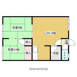 シティハイム日の出パーク【2階】の間取り