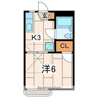 リーベマルサン A【2階】の間取り