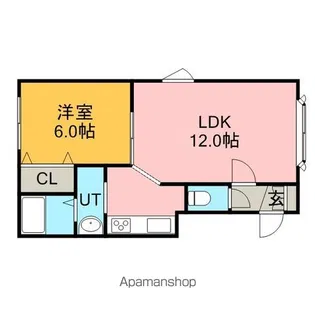ルミエールみかみ【2階】の間取り