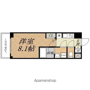 Fortuney大手前【7階】の間取り