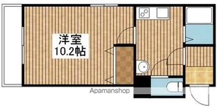 リバティープラザ花園Ⅰ【407号室】の間取り
