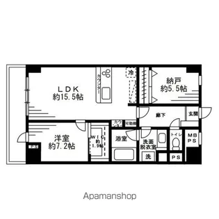 レジディア目白【5階】の間取り