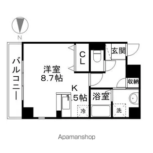 ベル アンジュ【303号室】の間取り