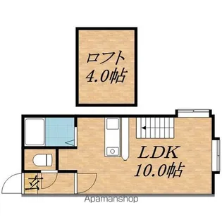 AMSエイト【203号室】の間取り