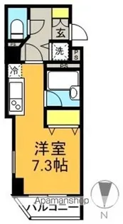 東京都世田谷区羽根木1丁目【マンション】の間取り