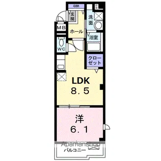 TAKUMI 24【1階】の間取り