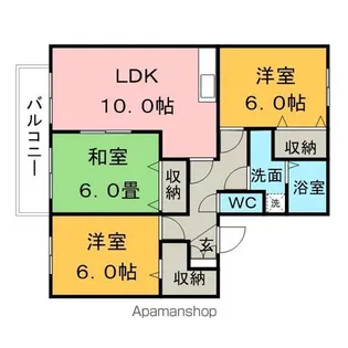 ルミエールⅡ【103号室】の間取り