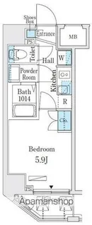 オープンブルーム横浜【3階】の間取り