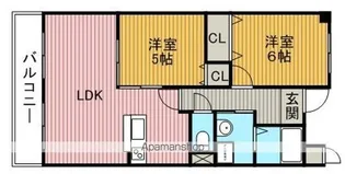 桜塚マンション【3階】の間取り