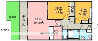チェリー・ブロッサム【1階】の間取り