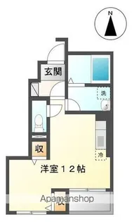 メイプル花堂北【1階】の間取り