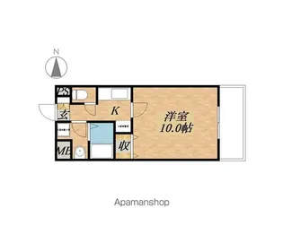 ボヌール・ジャン【103号室】の間取り