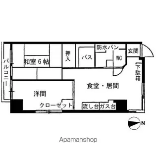 アネックス調布【5階】の間取り