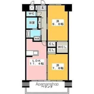 ESPOIR【3階】の間取り