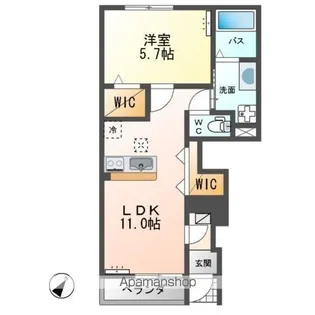 コンフォール K【1階】の間取り