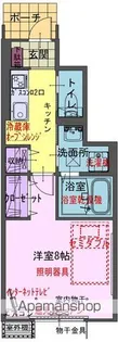 TWEEDIA A【102号室】の間取り