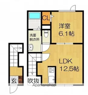 ラピスⅢ【2階】の間取り