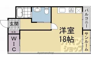 レジデンス浄土寺【302号室】の間取り