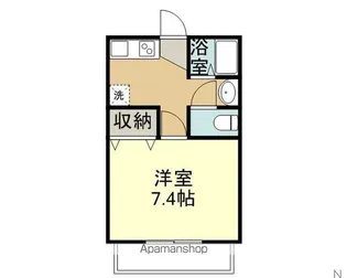ウェールK【3階】の間取り
