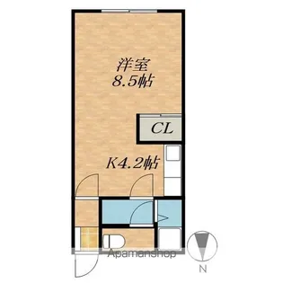 ラフィーネB【1階】の間取り