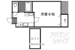 ガーネット御所西【301号室】の間取り