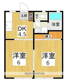 シティハイツAMAGAI【1階】の間取り