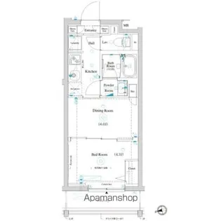 ラティエラ滝野川【3階】の間取り