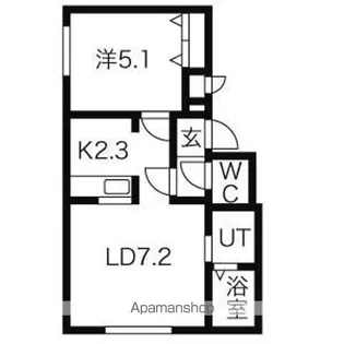 レーベンハイム【105号室】の間取り