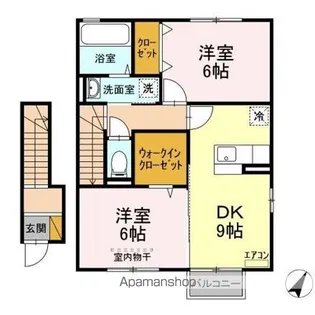 サンモール【2階】の間取り