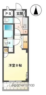 フィオーレ元茶畑Ⅱ【1階】の間取り