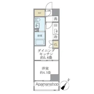 ジオエント駒込【3階】の間取り