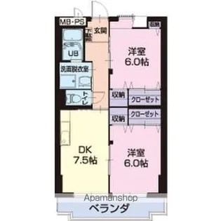 LIMPIA E&A【205号室】の間取り