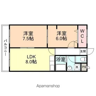 コロリエ光紀【2階】の間取り