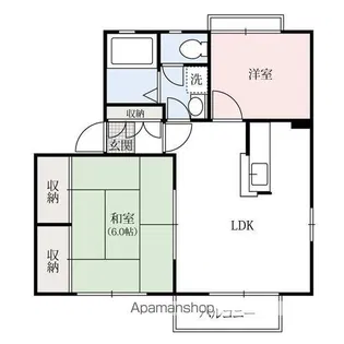 ヤクシプラザA・B・C【1階】の間取り